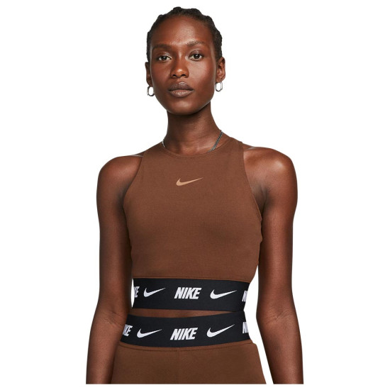 Nike Γυναικεία αμάνικη μπλούζα Sportswear Crop Tape Top